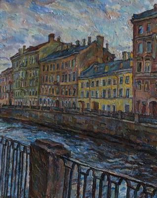 St.petersburg, Old Houses on the Embankment