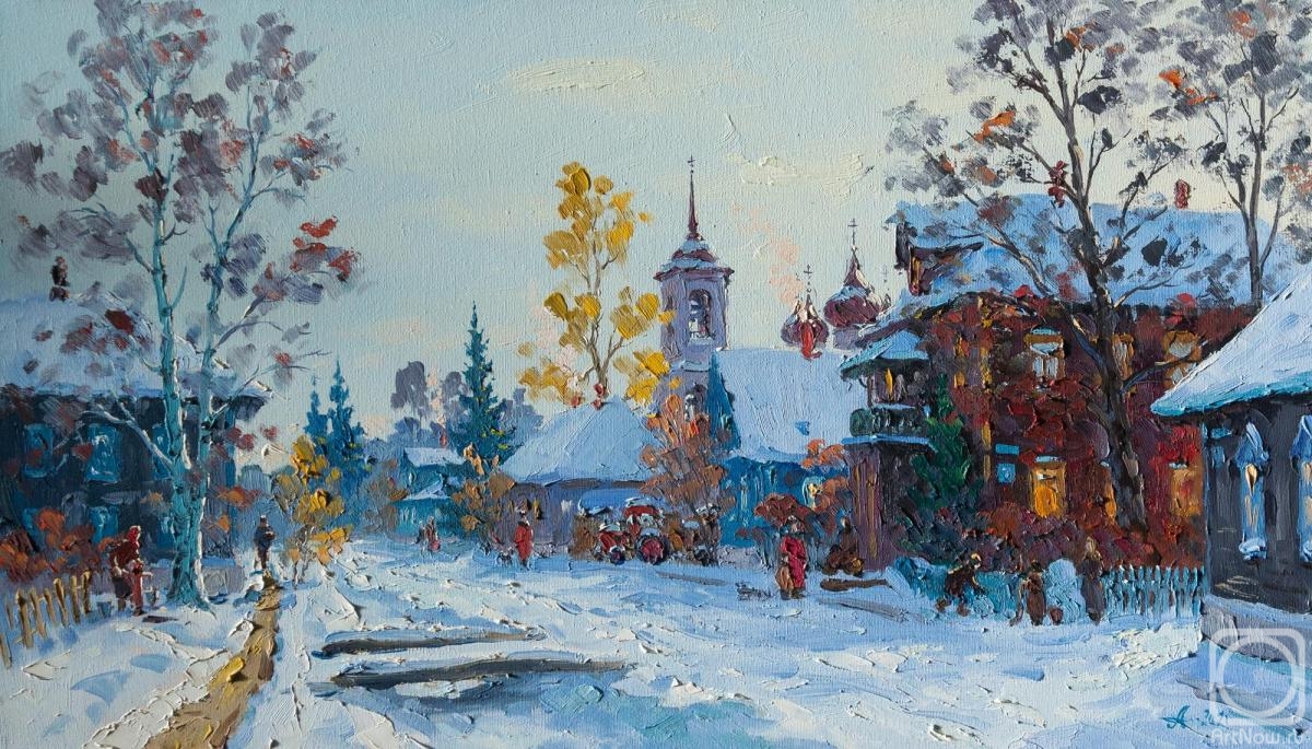 Alexandrovsky Alexander. Kargopolskaya Street, Winter