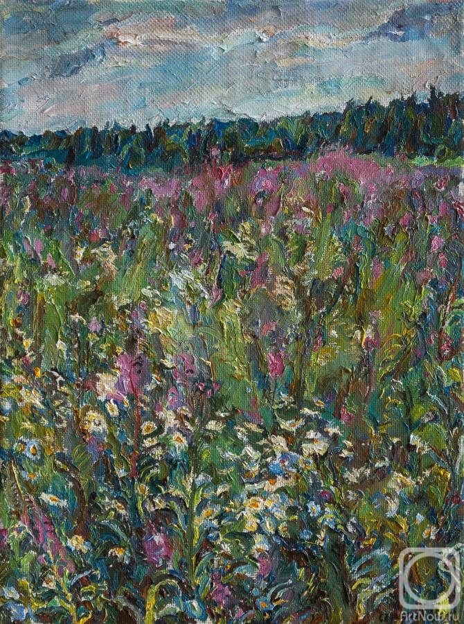 Stroganov Leonid. Blooming field