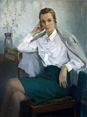 Portrait the teacher Baulina L.I. Alimasov Aleksandr