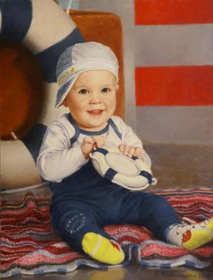 Children's portrait. Aleksandrov Vladimir
