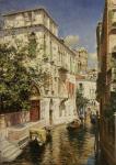 Aleksandrov Vladimir. A Venetian canal. Copy of the film. The Artist Rubens Santoro