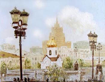 Moscow. View from the Patriarch's Bridge. Radchinskiy Michail