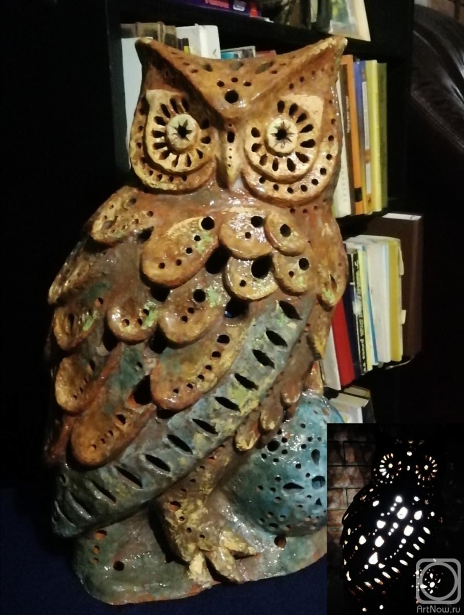 Svetnenko Natalia. Owl-lamp
