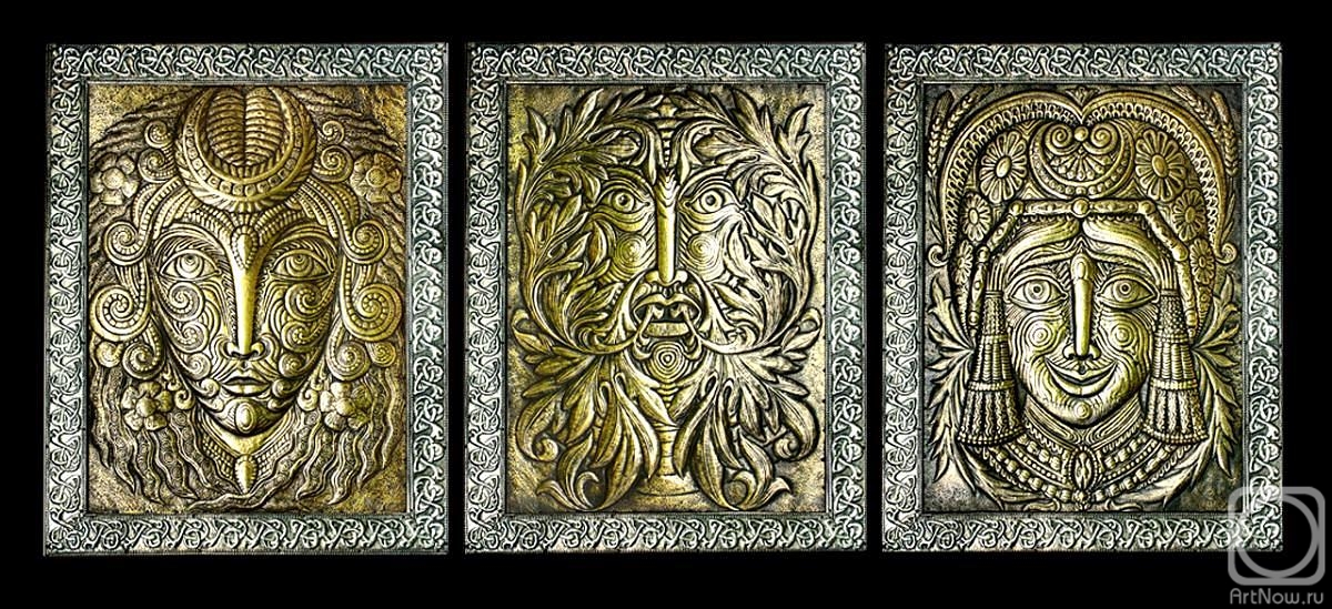 orozov Viktor. Archaic. Images of antiquity (triptych)