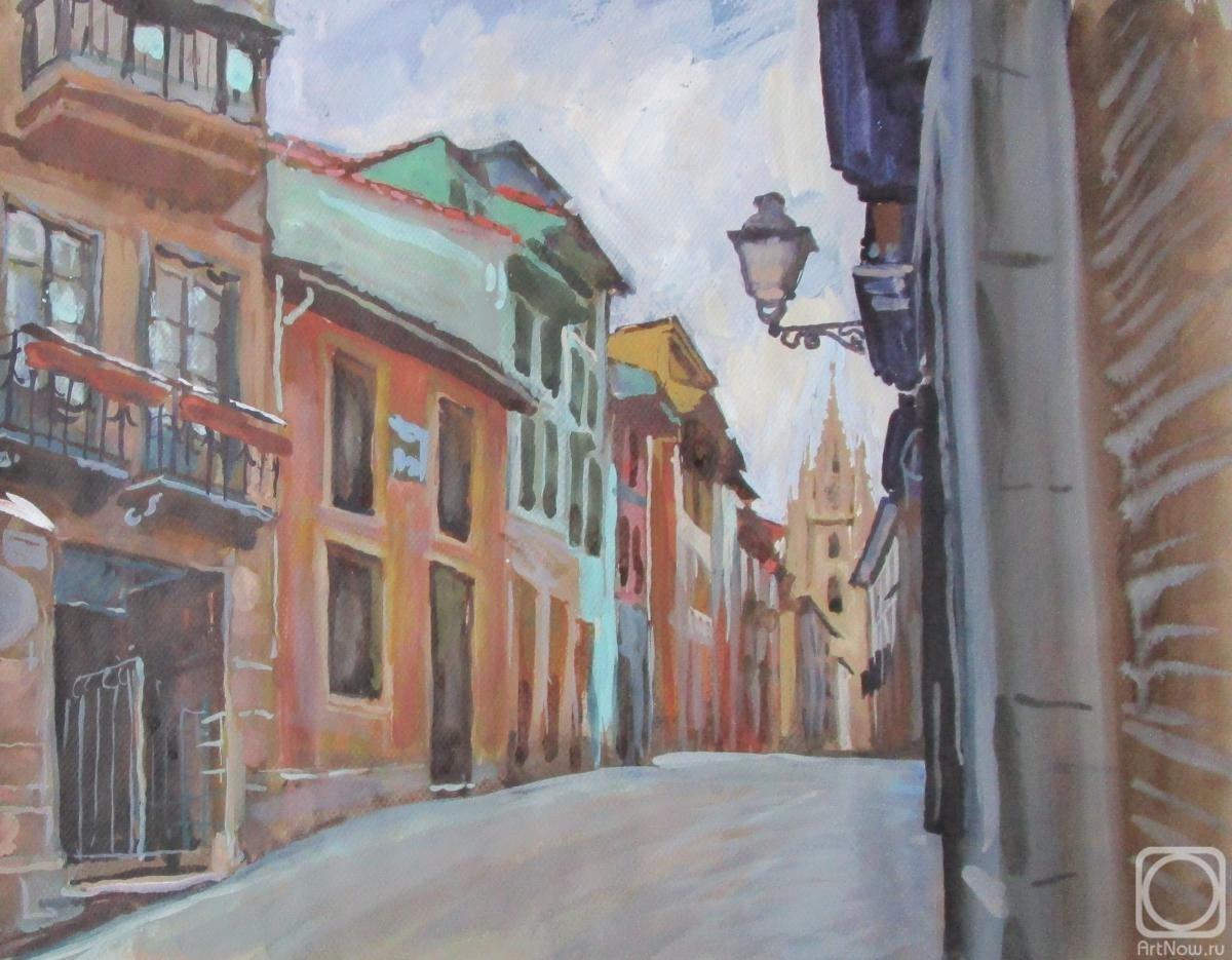 Dobrovolskaya Gayane. Mon Street in Oviedo ( Calle Mon )