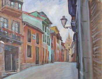 Mon Street in Oviedo ( Calle Mon ). Dobrovolskaya Gayane