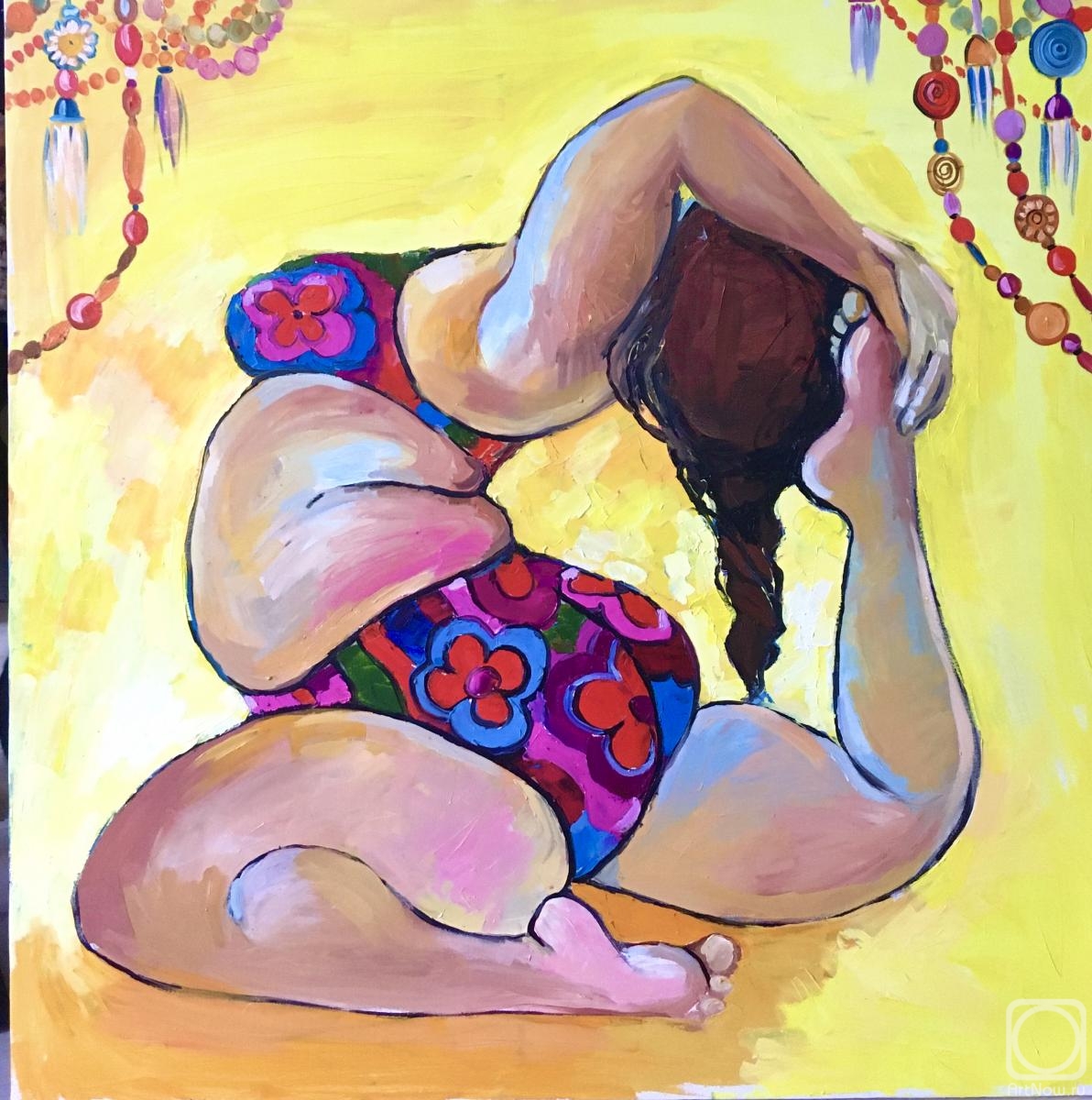Zakharova Anastasiya. Yoga at sunset
