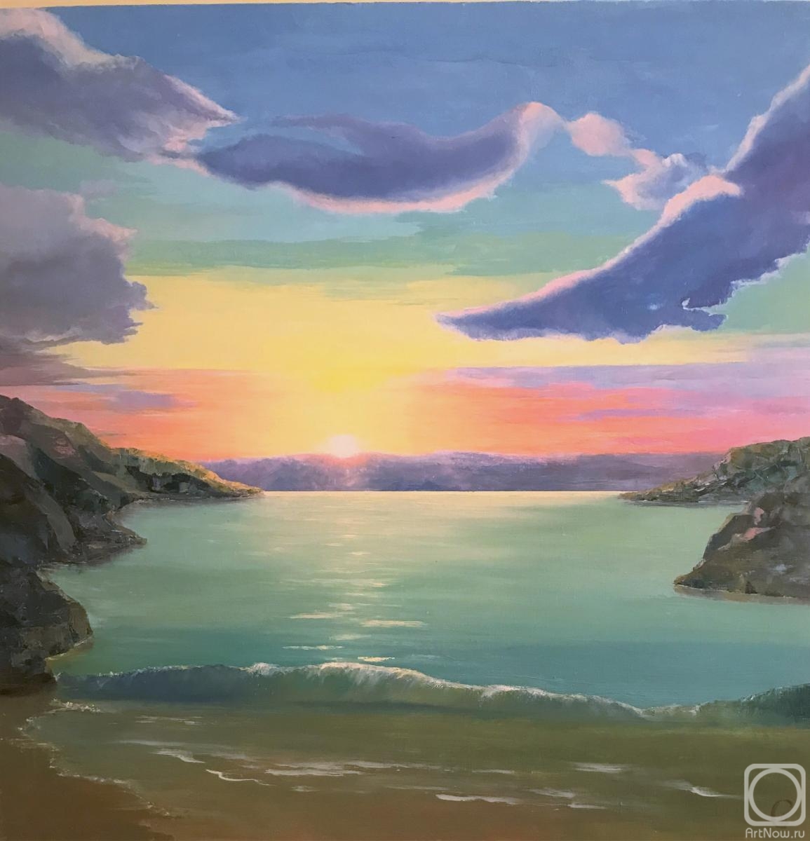 Картина маслом на холсте. Герасимова Наталия. Бухта радости