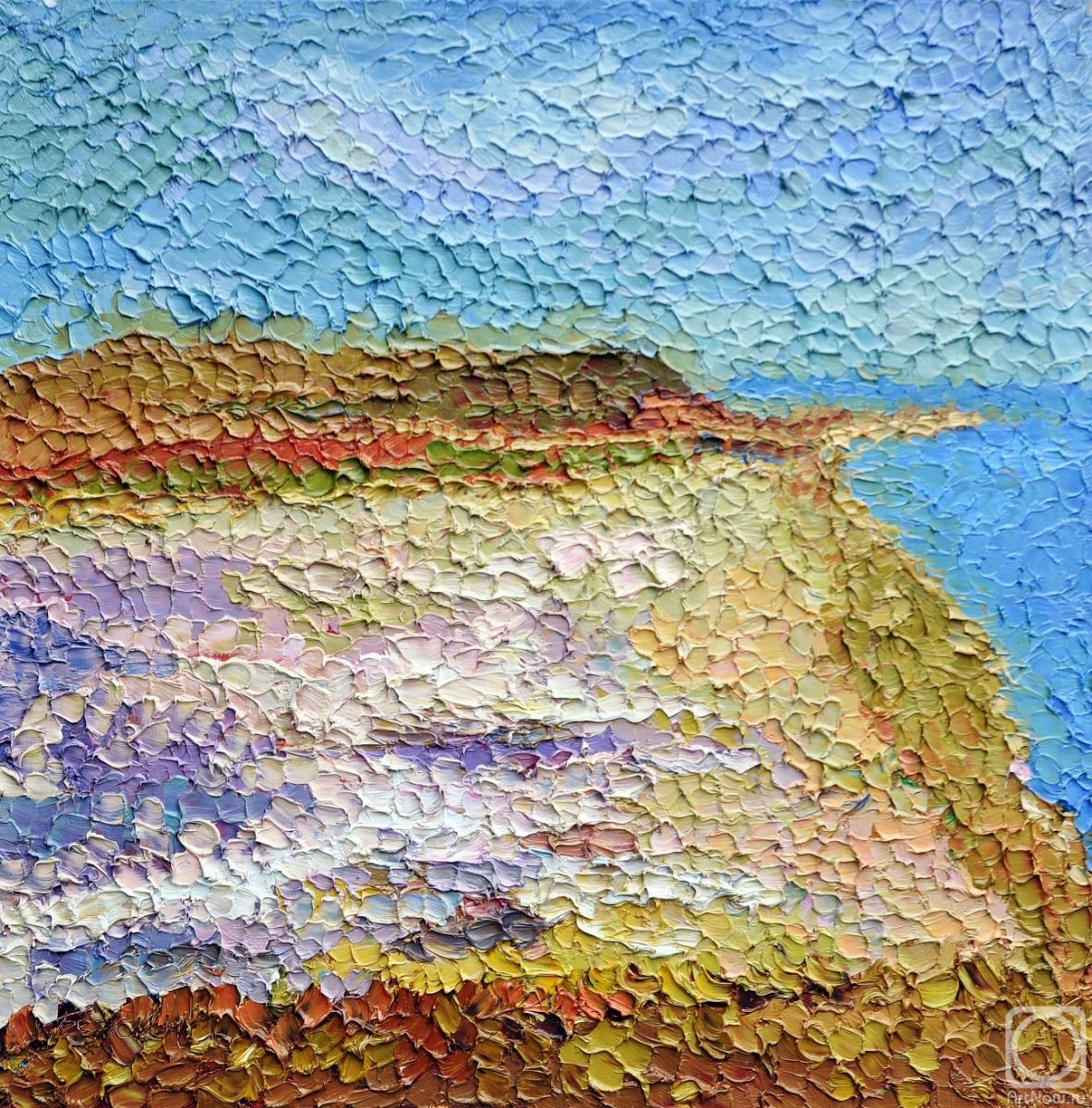 Картина маслом на холсте. Бежина Ольга. Солёное озеро