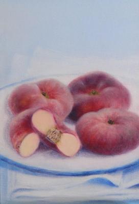 Juicy peaches ( ). Fomina Lyudmila
