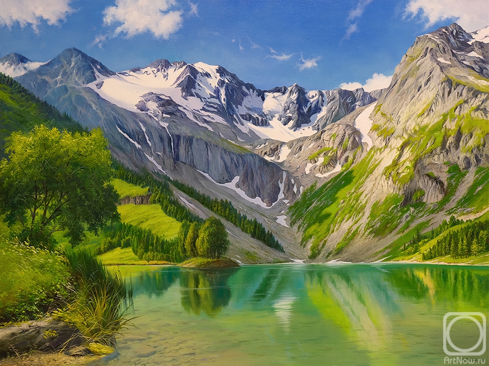 Zhaldak Edward. Landscape with mountains