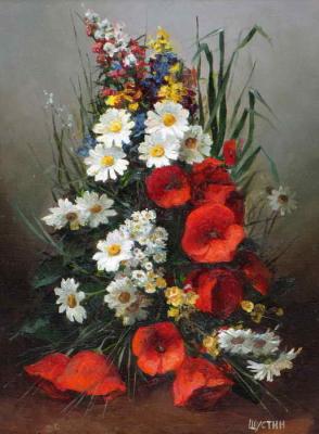 Bouquet of wild flowers. Shustin Vladimir