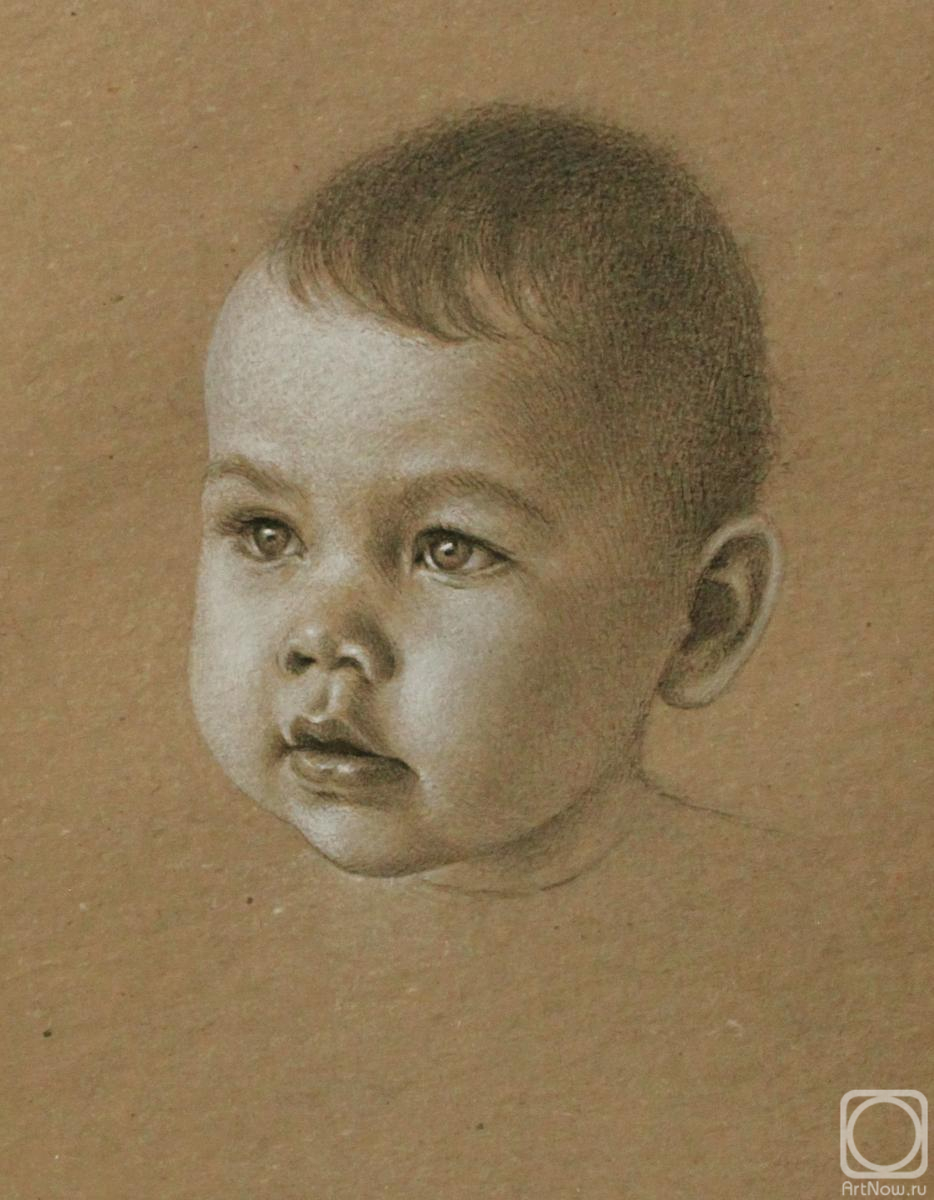 Shirokova Svetlana. Portrait of a baby