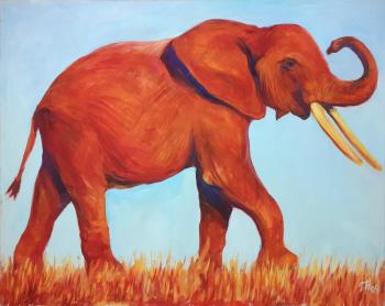 Red Elephant. Gorelkina Nadejda