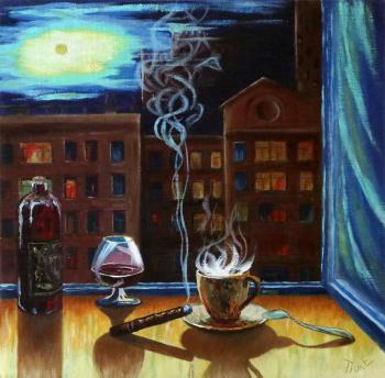 Evening coffee with Riga balsam. Polischuk Olga
