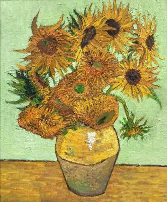 The sunflowers. Voloshin Nikita