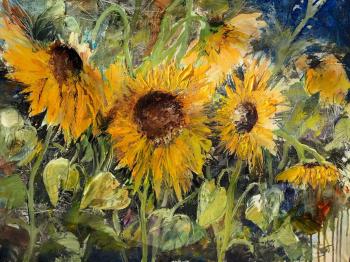 Sunflower field (). Lednev Alexsander