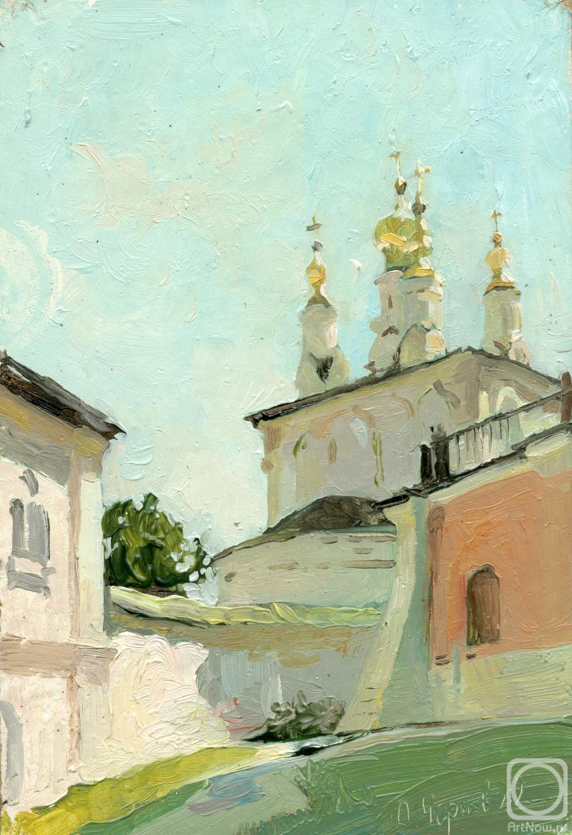 Chernov Denis. Classical Sketch of Ryazan Kremlin