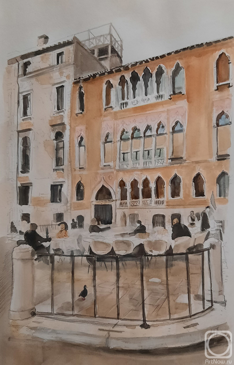Zozoulia Maria. Cafe in Venice
