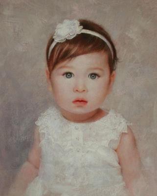 "Portrait of a baby". Shirokova Svetlana