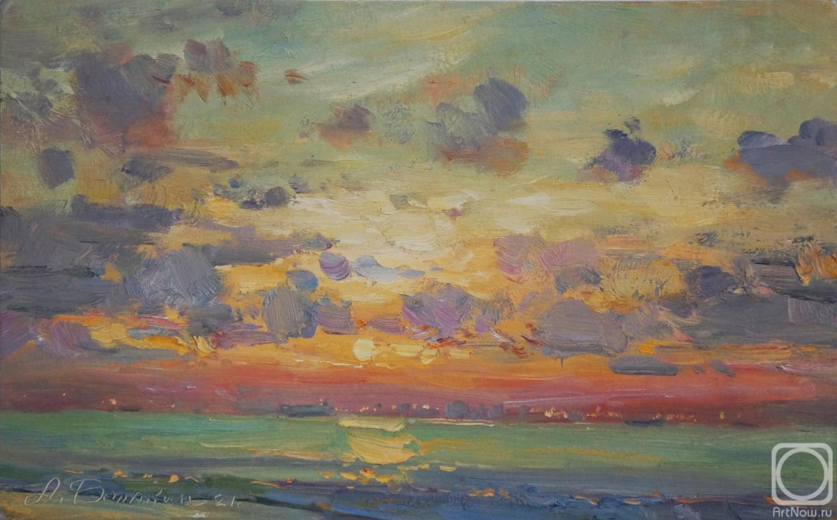 Balakin Artem. Pink sunset on the Black Sea