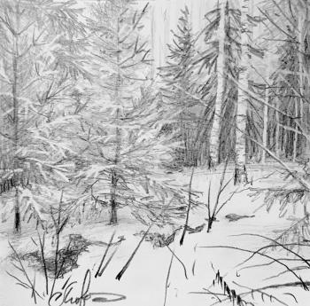 Winter forest ( ). Movsisyan Tigran