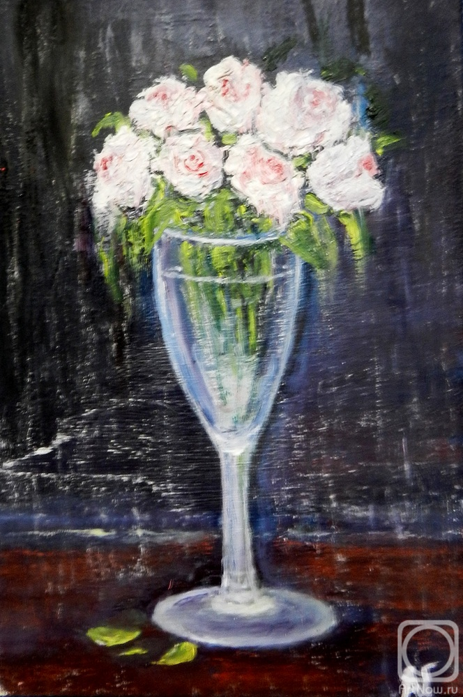 Gudkov Andrey. Roses in a glass