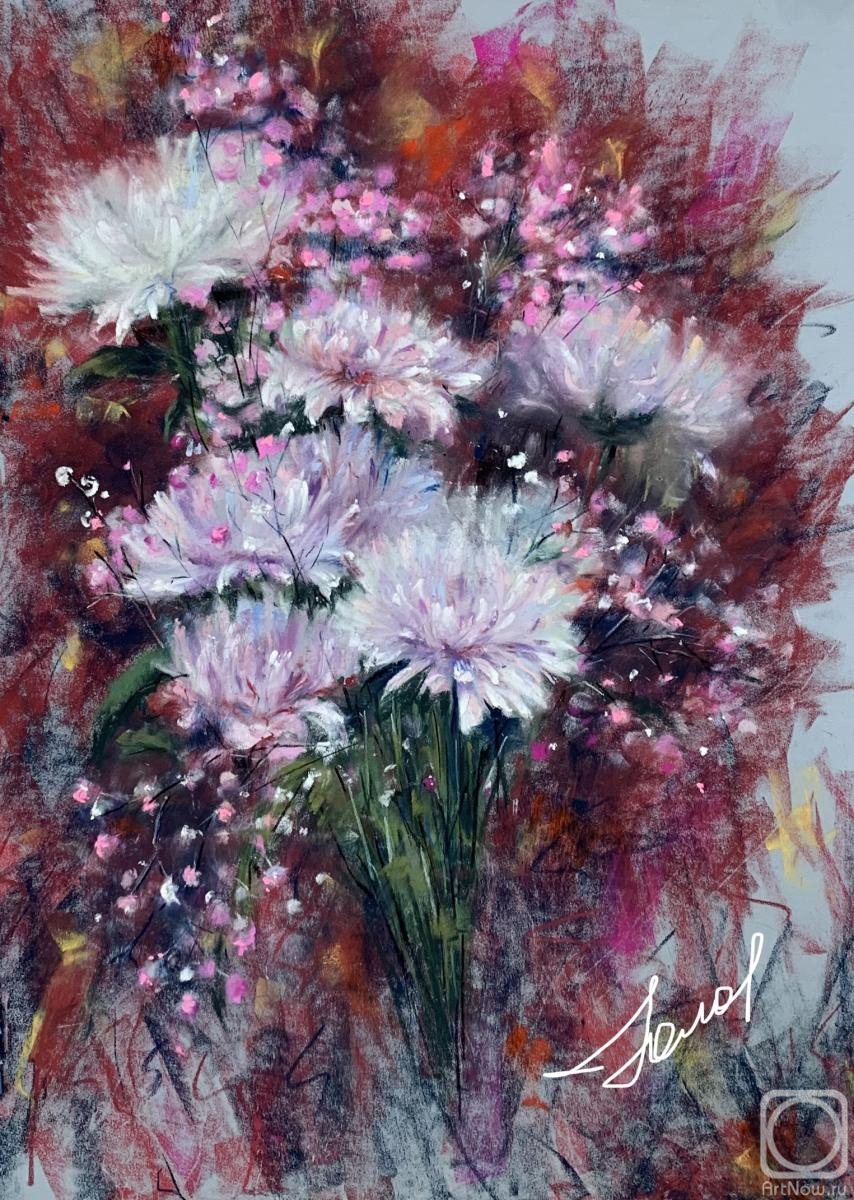 Картина. Головач Светлана. Хризантемы