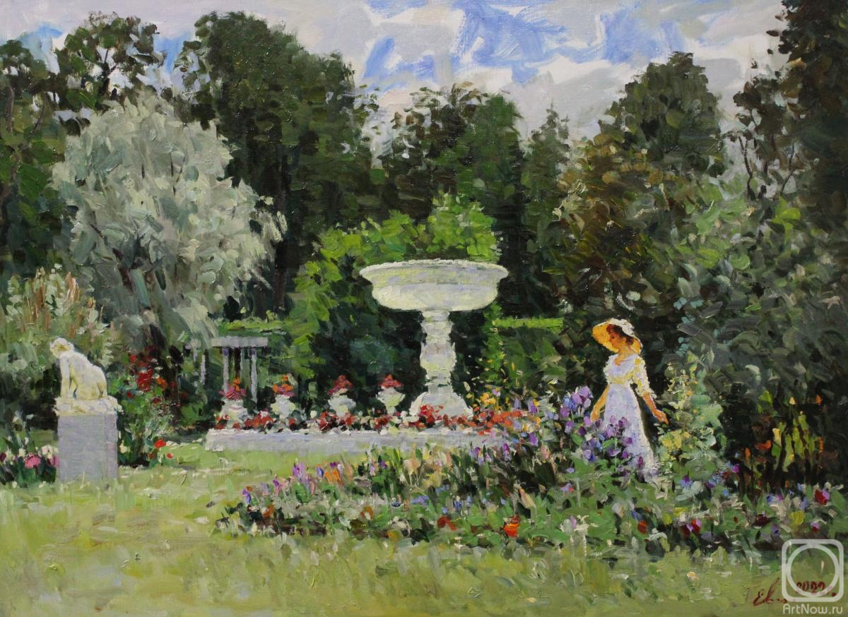 Malykh Evgeny. Tsarskoye Selo. The Private Garden in the Catherine Park