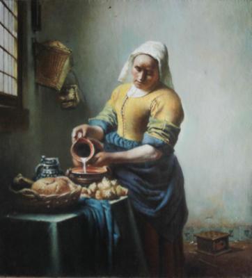 Milkmaid, J. Vermeer. Sorokin Sergey