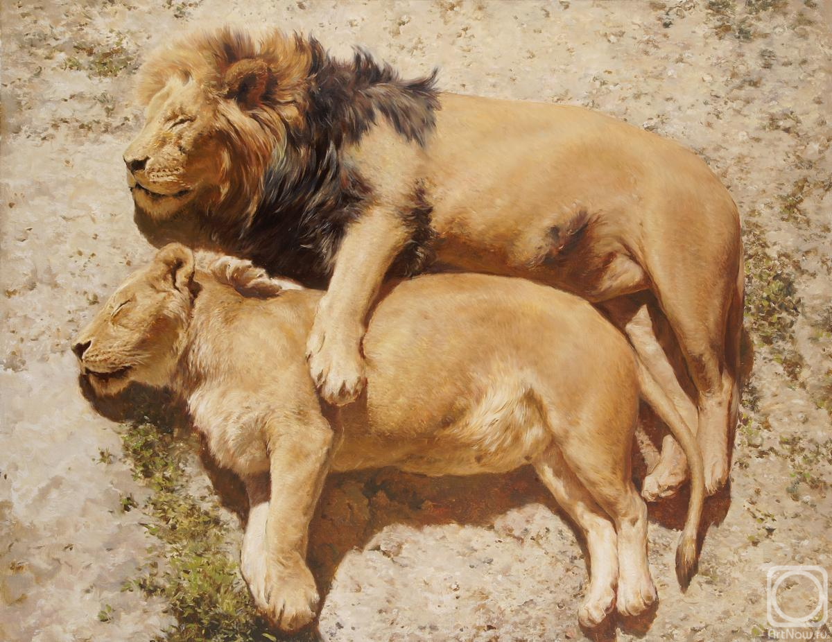 Aleksandrov Vladimir. Sleeping Lions