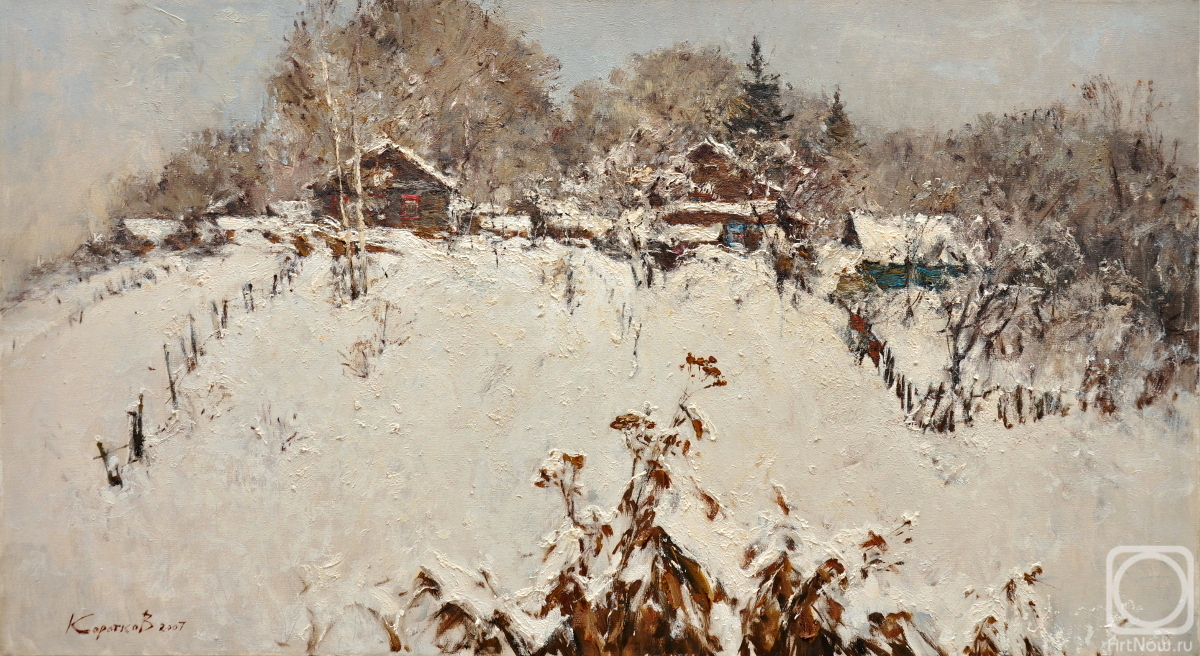 Korotkov Valentin. The first snow