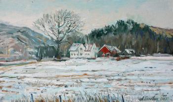 Field Scenery In December. Belevich Andrei