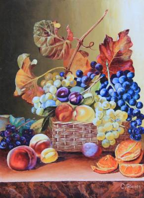 Still life with fruit. Gaponov Sergey