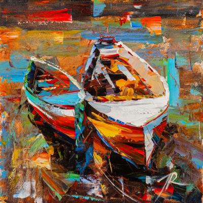 Boats on the water N3. Rodries Jose