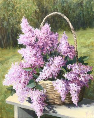 Morning bouquet. Lilac bush. Kirilina Nadezhda