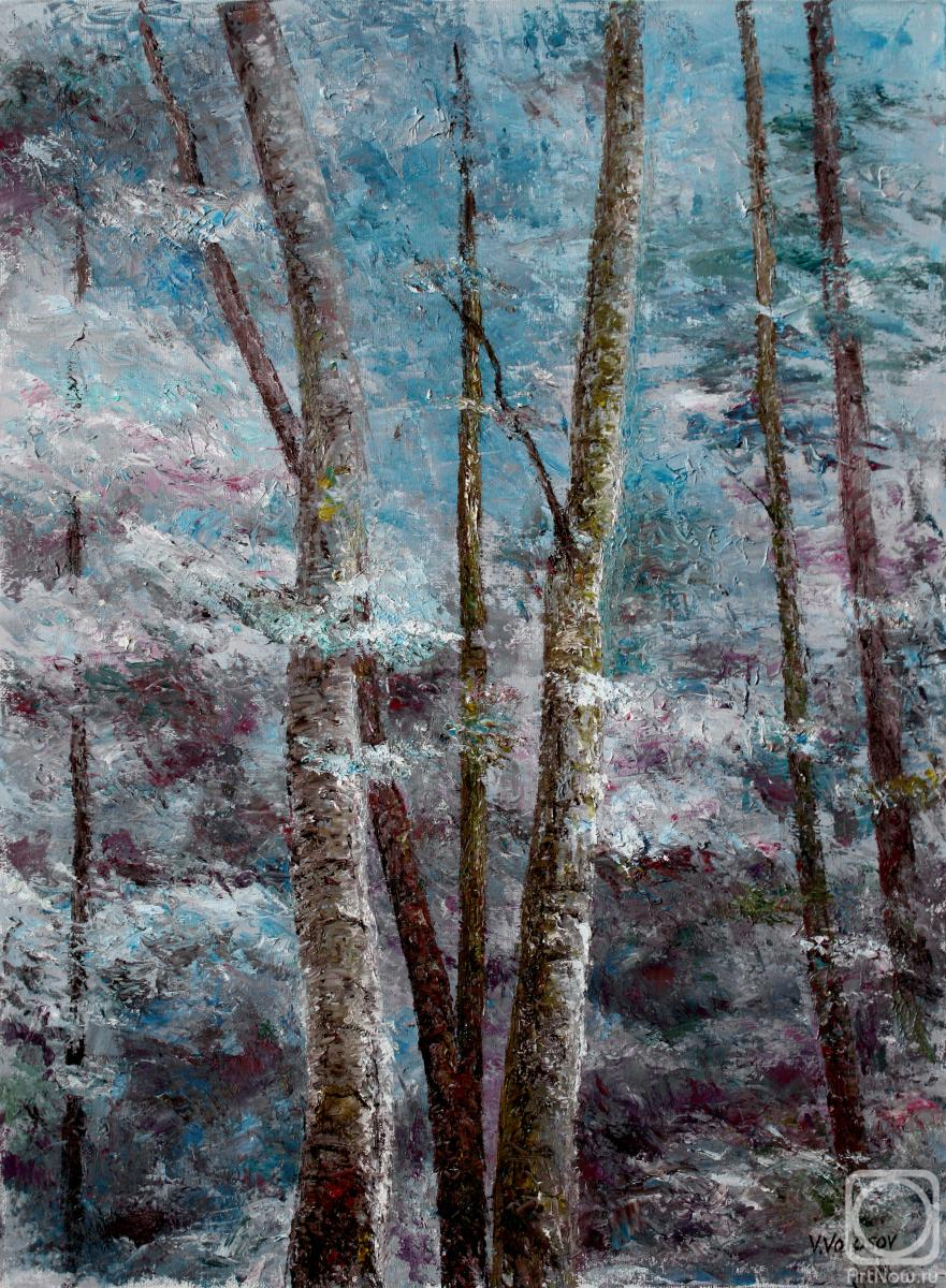 Volosov Vladmir. Landscape in blue colors