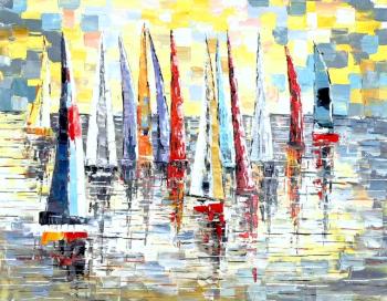 Bright sails. Garcia Luis