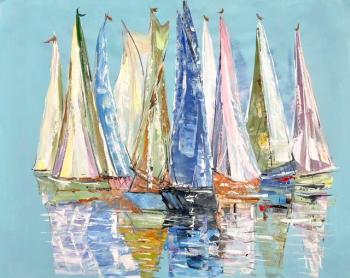 Tender sails. Garcia Luis