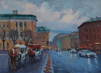 It rains in St. Petersburg. Melnikov Aleksandr
