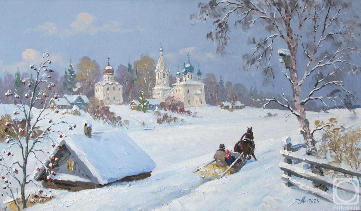 Alexandrovsky Alexander. Staraya Ladoga, Winter