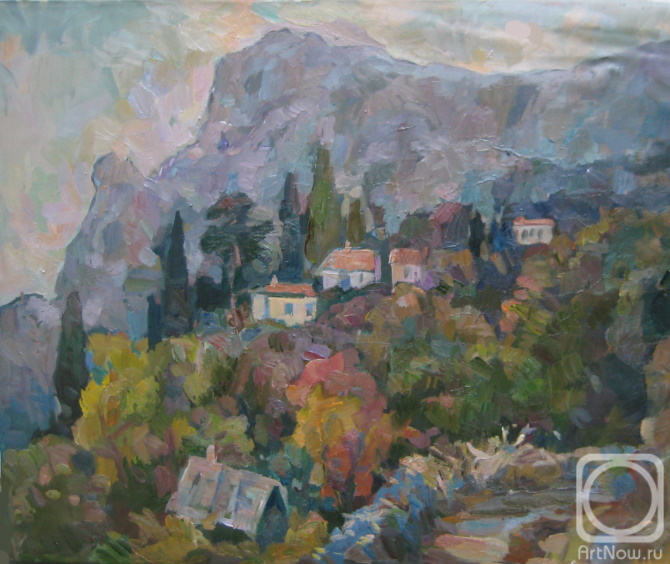 Bocharova Anna. View of Simeiz from the vineyards