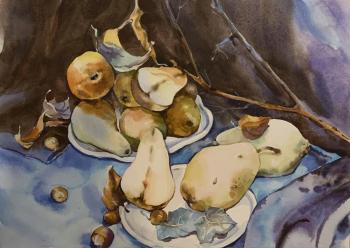 Still life with pears. Stoylik liudmila