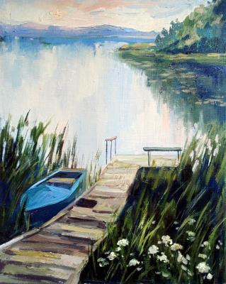 Quiet morning on Lake Mstino. Gerasimova Natalia