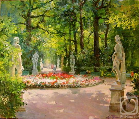 Galimov Azat. The Summer garden. Central path