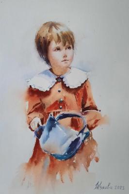Childhood girl. Zhukova Marina