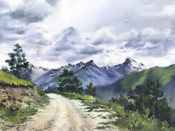 Road to the mountains. Arkhyz. Gorbacheva Evgeniya