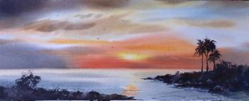 Sunset on the sea #10. Gorbacheva Evgeniya