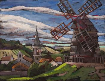 Windmill in Lautrec. 2016-2023. Goda Laima